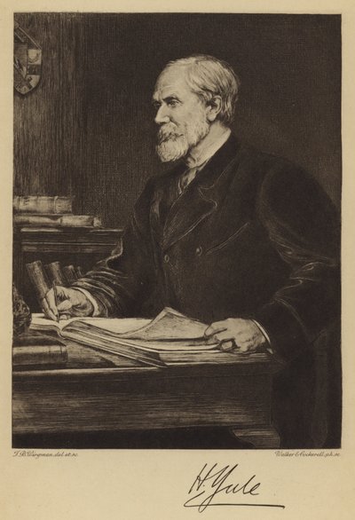 Sir Henry Yule (ets) door Theodore Blake (after) Wirgman