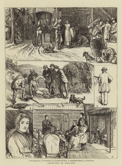 Jacht in Nederland door Theodore Blake Wirgman