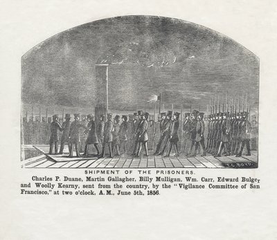 Vervoer van de gevangenen, uitgegeven 1856 door Theodore C. Boyd