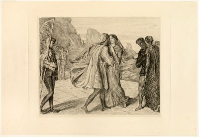 O Mijn Schone Krijger!, plaat vijf uit Othello door Théodore Chassériau