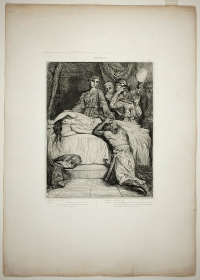 Oh! Oh! Oh!, plaat veertien uit Othello door Théodore Chassériau