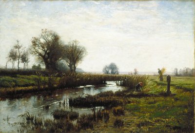 Late namiddag, Dachau Moor door Theodore Clement Steele
