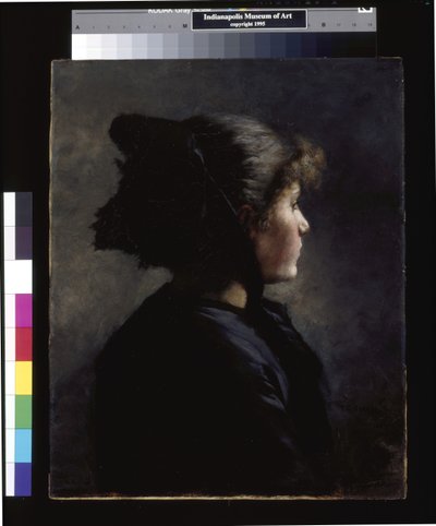 Meisje uit München door Theodore Clement Steele