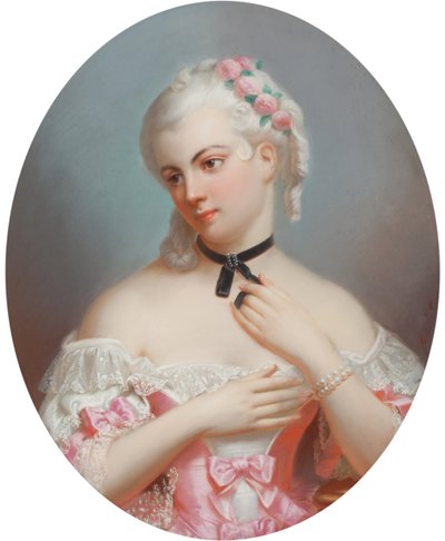 Louise Elisabeth van Frankrijk (1727-1759) door Theodore Fantin Latour