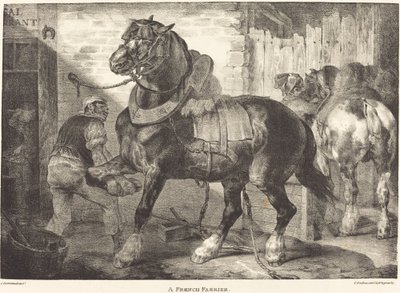 Een Franse Hoefsmid door Theodore Gericault