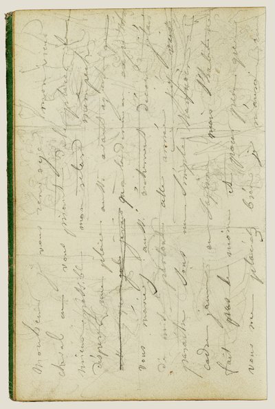 Conceptbrief door Theodore Gericault