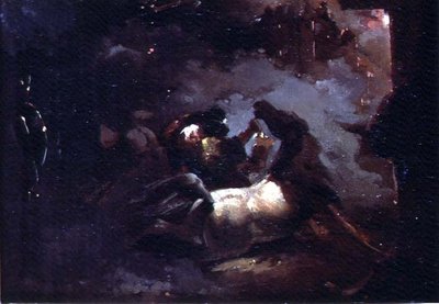Episode uit de campagne in Egypte door Theodore Gericault