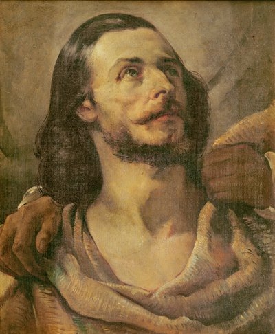Hoofd van een Man door Theodore Gericault