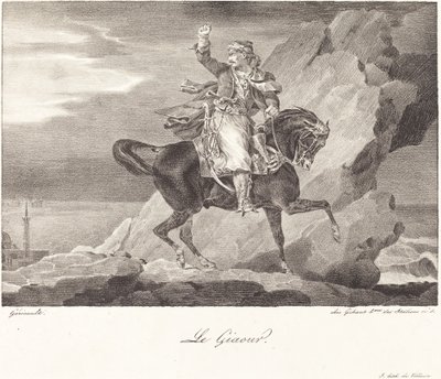 Le Giaour door Theodore Gericault