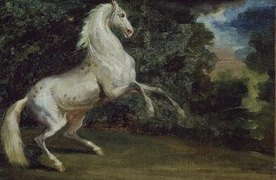 Steigerend Paard door Theodore Gericault