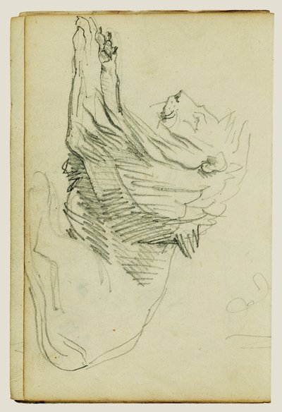 Zittende leeuw door Theodore Gericault