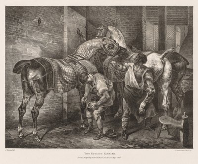De Engelse hoefsmid door Theodore Gericault