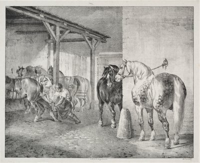 De Smidse door Theodore Gericault