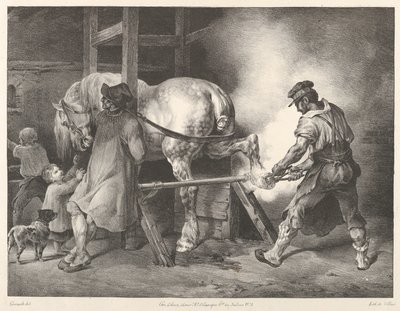 De Vlaamse hoefsmid door Theodore Gericault