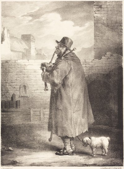 De fluitspeler door Theodore Gericault
