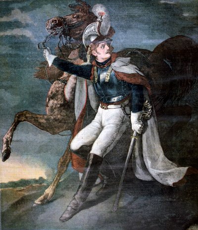 De gewonde kurassier, 1893 door Theodore Gericault