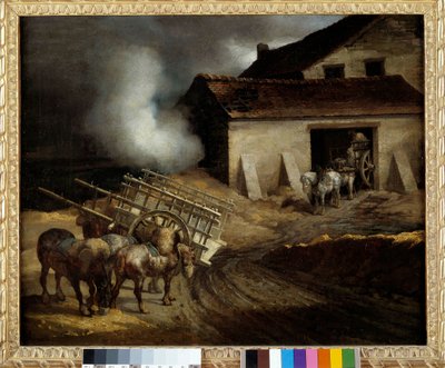 De gipsoven door Theodore Gericault