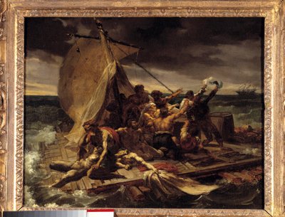 Het vlot van de Medusa Eerste schetsen door Theodore Gericault