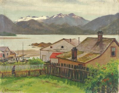 In de Oude Wijk, Sitka, 1900 door Theodore J. Richardson