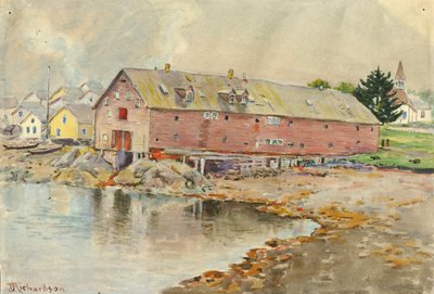 Het oude pakhuis, Sitka door Theodore J. Richardson