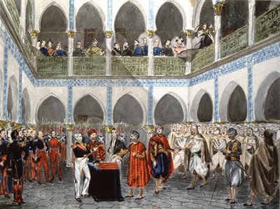 Gouverneur Clauzel in Algiers door Theodore Leblanc