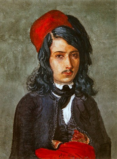 Portret van een Jonge Tunesische Jood door Theodore Leblanc