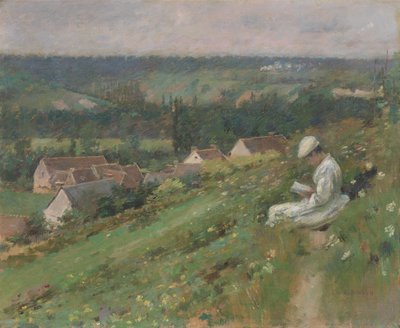 De vallei van Arconville door Theodore Robinson