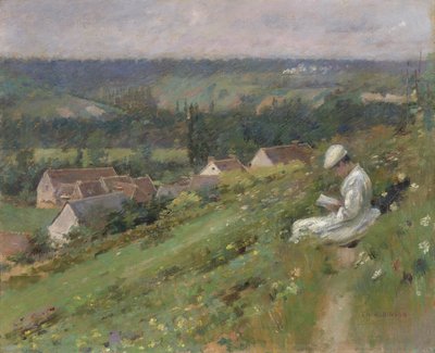 De vallei van Arconville door Theodore Robinson