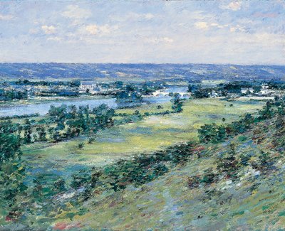 De Vallei van de Seine, vanaf de Heuvels van Giverny, 1892 door Theodore Robinson