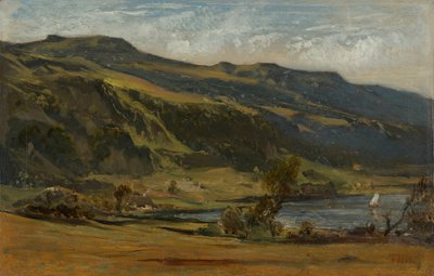 Landschap in de Auvergne door Theodore Rousseau