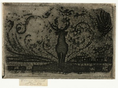 Een Hert, Een Studie door Theodore Roussel