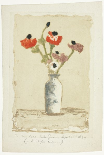 Anemonen door Theodore Roussel