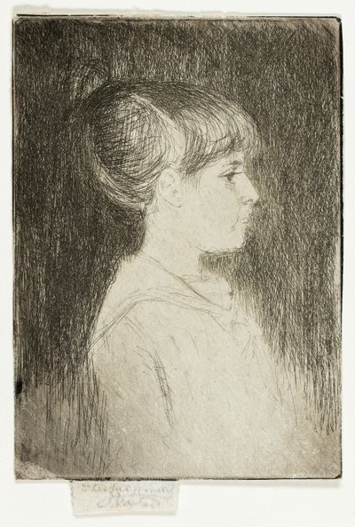 Jeanette, Juni 1887 door Theodore Roussel