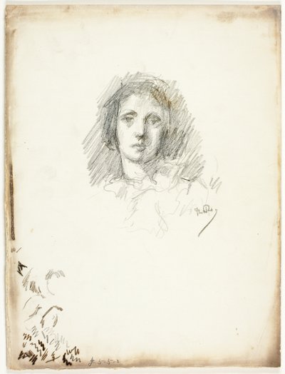 Portret Hoofd door Theodore Roussel