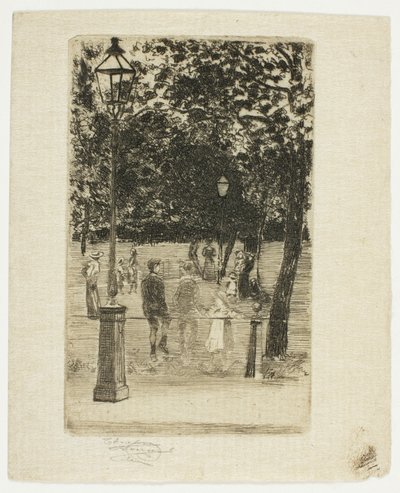 Het kinderuurtje, zomeravond, Parson