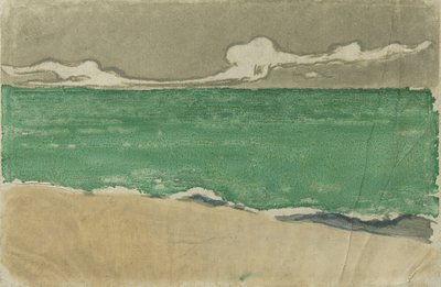 De zee bij Bognor door Theodore Roussel