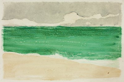 De zee bij Bognor door Theodore Roussel