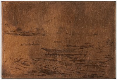 De stoomboot, Chelsea Embankment door Theodore Roussel