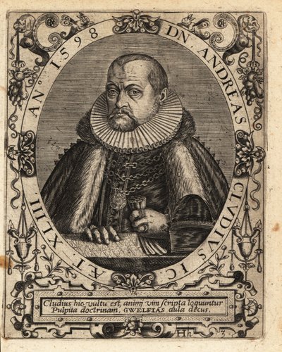 Andreas Cluten door Theodore de Bry