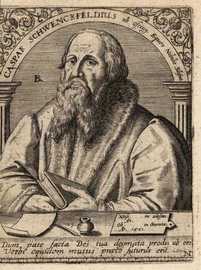 Caspar Schwenckfeld door Theodore de Bry