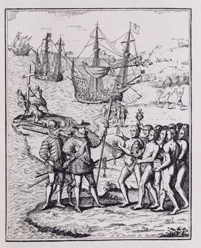 Columbus op Hispaniola, uit 