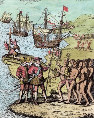 Columbus op Hispaniola, uit 