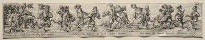 Dans van Boeren door Theodore de Bry