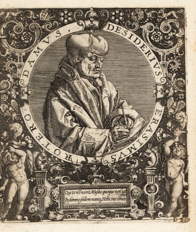 Erasmus van Rotterdam door Theodore de Bry