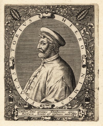 Girolamo Fracastoro, Italiaanse arts door Theodore de Bry