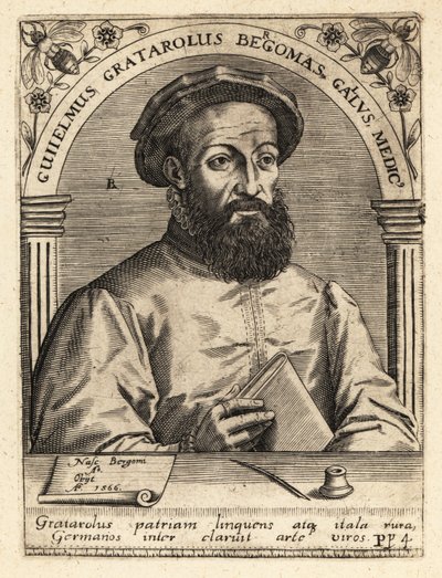 Guglielmo Gratarolo door Theodore de Bry