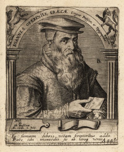 Hans Herbst door Theodore de Bry