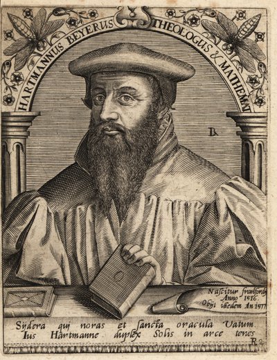 Hartmann Beyer door Theodore de Bry