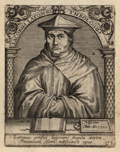 Jacques Masson, c1475-1544, Vlaamse theoloog. door Theodore de Bry