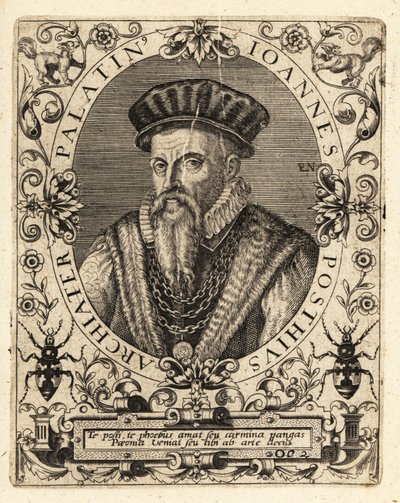 Johannes Posth door Theodore de Bry
